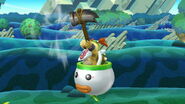 Bowser Jr. and the Koopalings' up aerial.