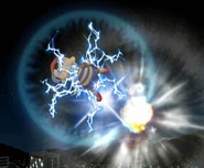 PK Thunder Ness SSBM.jpg (23 KB) Ness launching himself with PK Thunder Super Smash Bros. Melee.