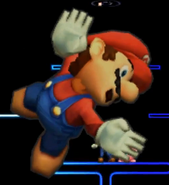 Mario being Screen KO'd