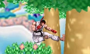 Ryu's forward air attack.