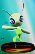 Celebi's Trophy in Super Smash Bros. Melee.