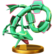 Rayquaza's trophy in SSB4