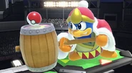 SmashPromo5.png (585 KB) King Dedede with a Pokรฉ Ball on Pokรฉmon Stadium.