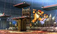 Smash4 Bowser Flying Kick