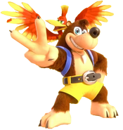 Banjo and Kazooie Victory Hand