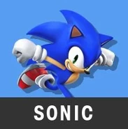 Sonic's profile picture from the official Super Smash Bros. for Nintendo 3DS/Wii U website.