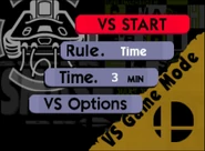 Versus Mode in Super Smash Bros.