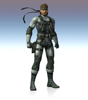 Snake's old SSBB artwork