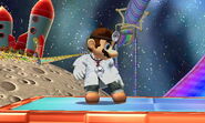 Dr. Mario's down taunt.