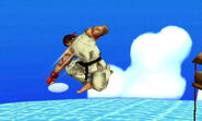 Ryu's down aerial; it spikes rather than meteors.