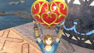 Link with the Heart Container item.