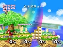 The Kirby Team in Melee.