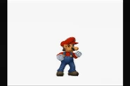 The animation frames for Mario using Cape in Super Smash Bros. Melee.