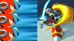 Zero intro in Mega Man X5