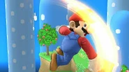Mario’s Forward Aerial, the most powerful move in the game.