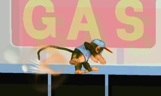 The infinite part of Diddy's Jab; finishes with a backwards kick.