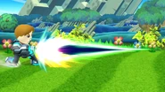 Mii Gunner's forward tilt.