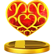 The Heart Container trophy in Super Smash Bros. for Wii U.