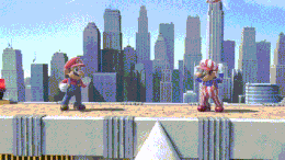 Mario Down Smash SSBU