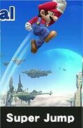 Mario using Super Jump