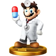 Dr. Mario's Wii U classic trophy