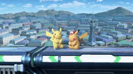 Pikachu Down Throw SSBU