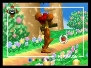 Samus' Bombs in Super Smash Bros..