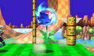 Sonic's Up Smash Attack.