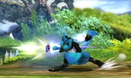 Lucario's forward tilt.