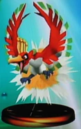Ho-Oh's trophy in Super Smash Bros. Melee.