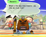 Mr. Resetti yelling in Brawl.