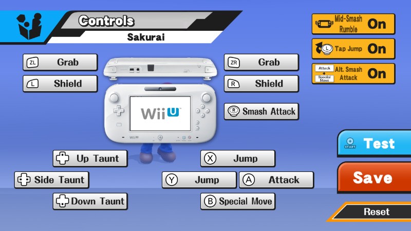 Super Smash Bros. for Wii U: Controllers