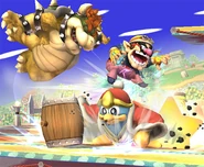 King Dedede landing.