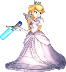 White Princess Peach Render.png