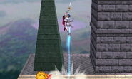 Marth using Dolphin Jump.