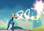 Zero Suit Samus' Side Special Move, Plasma Whip.