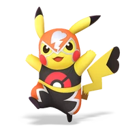 Pikachu Libre as she appears in Super Smash Bros. Ultimate.