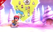 Ness running across the Magicant stage