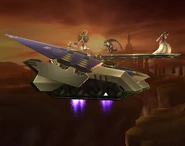 Fox's Final Fmash, Landmaster.