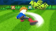 Mii Brawler's down tilt.
