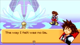 Sora and Namine in Chain of Memories