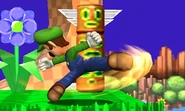 Luigi's forward tilt.
