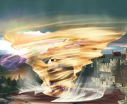Machtornado.jpg (52 KB) Official screenshot of Meta Knight using Mach Tornado in Super Smash Bros. Brawl