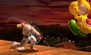 Ryu's heavy forward tilt, the Collabone Breaker; it is great for breaking shields.