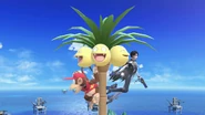 CA7CBA34-6D9E-4D90-AB5D-61E6D75FD846.png (678 KB) Diddy Kong and Bayonetta on Alolan Exeggutor’s neck.