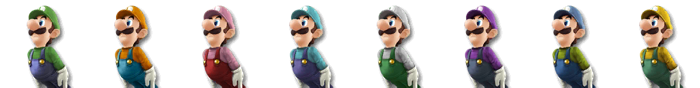 Luigi Palette (SSB4)