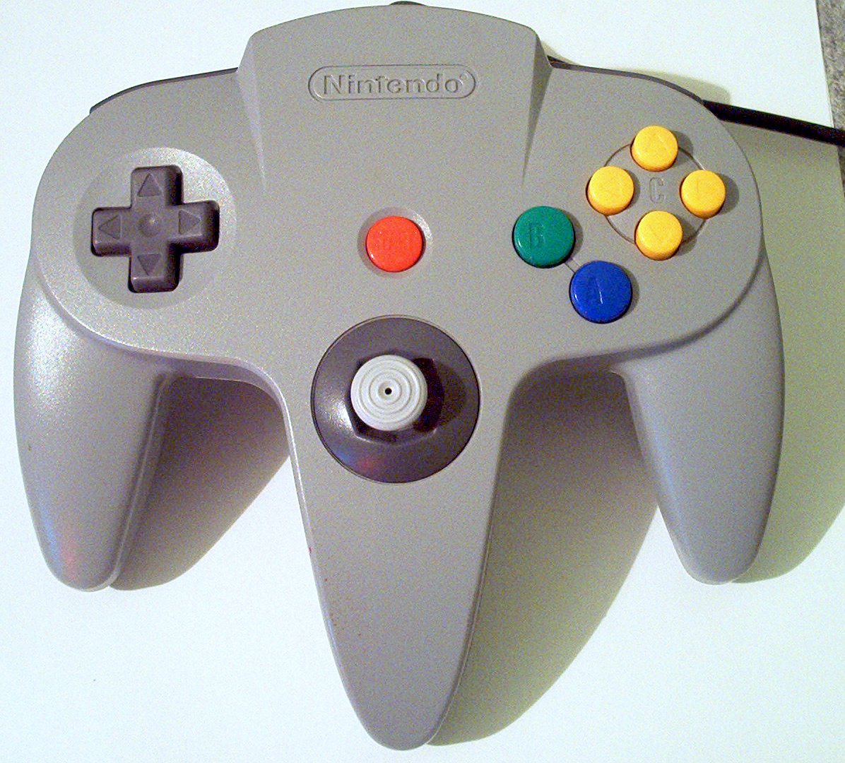 Mando Gamecube clásico blanco Nintendo Super Smash Bros.