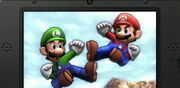 Luigi y Mario en Valle Gerudo SSB4 (3DS)