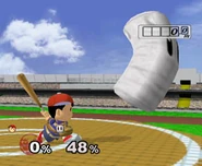 Béisbol Smash en Super Smash Bros. Melee.