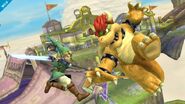 Link y Bowser en Altárea/Neburia.